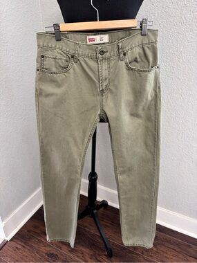 Levi's Men's Slim Olive-Toned Jeans